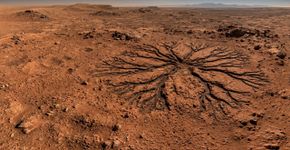 A NASA finalmente resolveu o mistério das gigantes teias de aranha observadas em Marte desde 2006, e as descobertas da Curiosity reacenderam a grande questão de quanto tempo a água permaneceu subterrânea