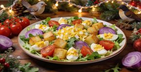 Salada de Natal: o acompanhamento simples que resolverá o dilema da sua mesa na véspera de Natal