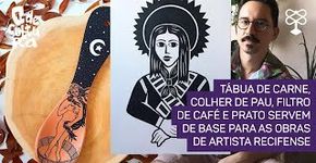 Artista usa a estética da xilogravura para retratar o Nordeste