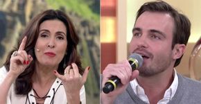 Fátima e Max Fercondini protagonizam climão no programa Encontro