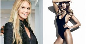 Modelo de 51 anos carrega na bolsa um kit para testar sua urina