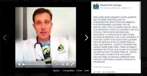 Proibido de oferecer consultas gratuitas a animais de população carente, veterinário faz apelo na internet