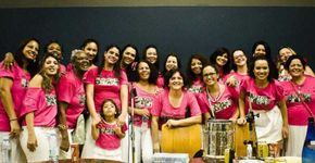 Grupo Amigas do Samba faz apresentação na Ação Educativa