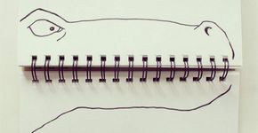 Com ilustrações simples e imaginação, Javier Pérez dá outro significado para objetos do cotidiano