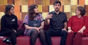 Marcelo Adnet apresenta sua esposa no Tamanho Família e web reage