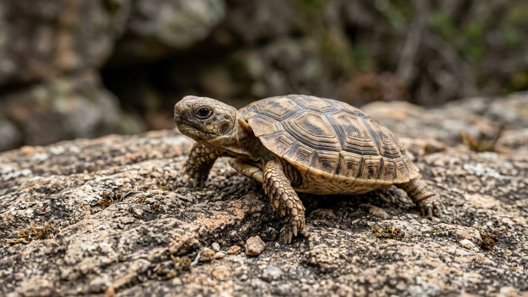 A estrutura óssea achatada e flexível permite que a espécie busque abrigo em fendas rochosas.