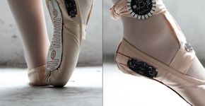 Sapatilha de Ballet inteligente rastreia os passos do dançarino durante performance