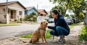 O que a psicologia diz sobre pessoas que sempre fazem carinho com cachorro na rua