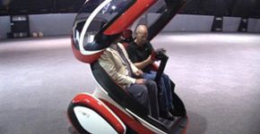 Montadora dos EUA exibe ‘carro bolha’ elétrico sem motorista