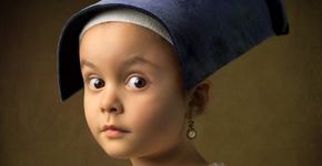 Fotógrafo recria pinturas clássicas com filha de cinco anos
