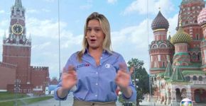 Fernanda Gentil ironiza proibição de carinho gay na Rússia