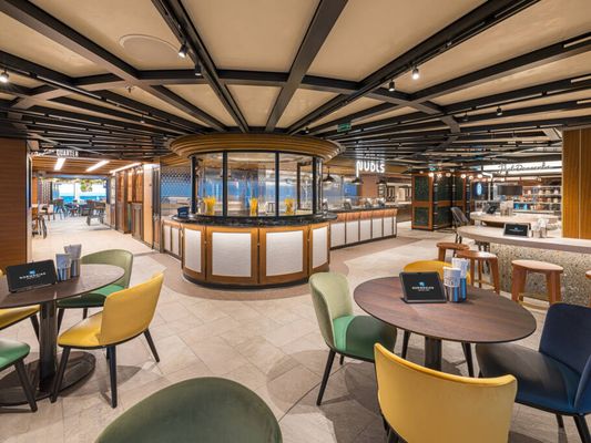 Detalhe do Indulge Food Hall