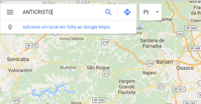 Digite ‘anticristo’ no Google Maps e veja o que acontece