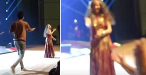 Vídeo mostra Maria Bethânia expulsando fã durante apresentação