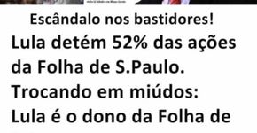 Folha é atacada por corrente de WhatsApp com mentira sobre Lula