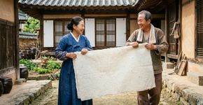 Provérbio coreano: “Até uma folha de papel fica mais leve quando duas pessoas a levantam juntas.”