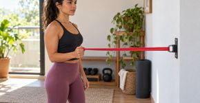 5 exercícios simples para fortalecer o manguito rotador que você pode fazer em casa usando apenas uma faixa elástica