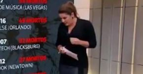 Brinco de Christiane Pelajo cai ao vivo durante telejornal