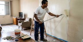 Quanto cobra um pintor para terminar a pintura de um apartamento de 2 ou 3 cômodos?