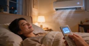 A função escondida no controle do ar-condicionado que gela o quarto gastando metade da energia