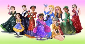 Artista transforma Hillary Clinton, Anne Frank e Malala em princesas da Disney
