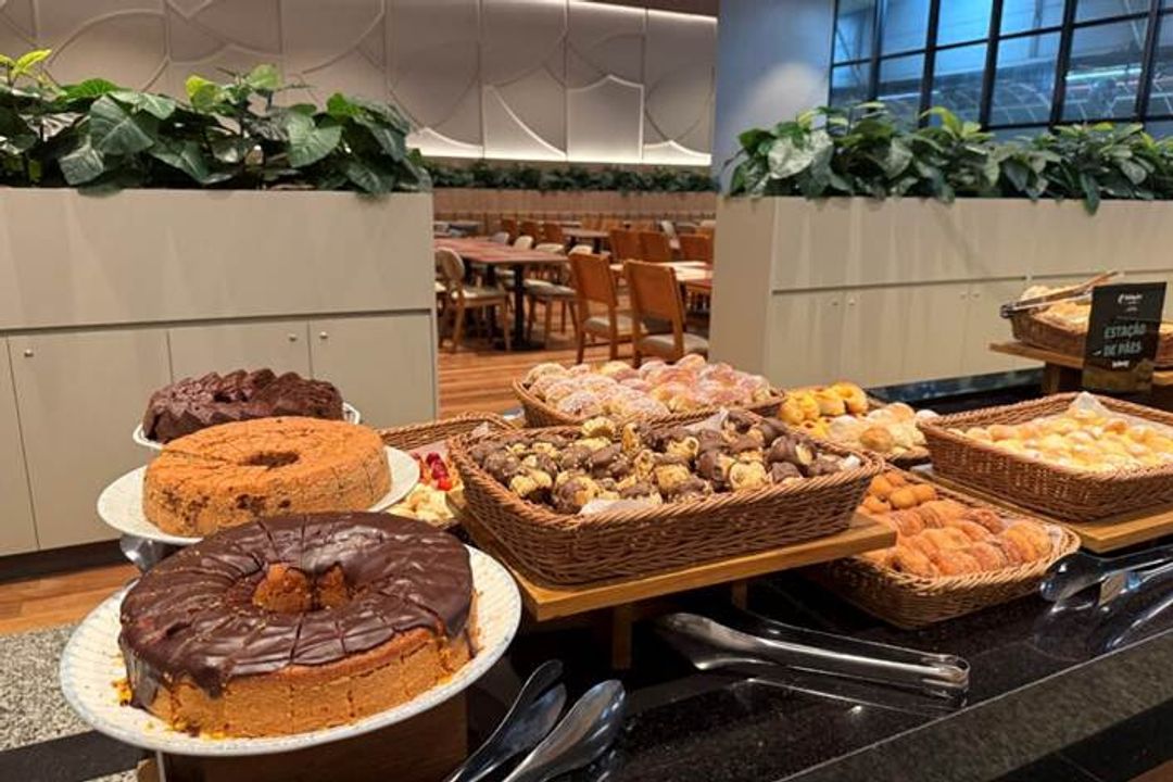 Café da manhã do Holiday Inn Parque Anhembi, na zona norte de SP