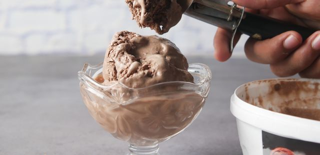 Sorvete de chocolate super simples