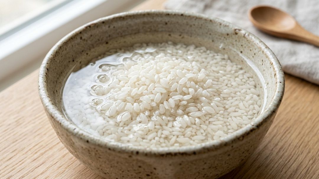 Movimentos suaves na lavagem evitam que o arroz quebre e fique com aspecto viscoso.