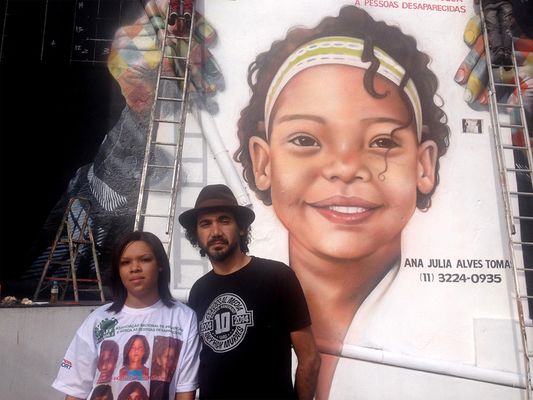 A mãe de Ana Júlia acompanhou de perto o trabalho do artista -Foto:  Patricia Stavis