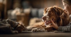 Por que seu cachorro te morde de leve pela mão. Poucos donos sabem