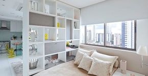 10 ideias para deixar sua kitnet enorme