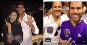 Namorado de Carol Celico ganha camisa de Kaká em ‘inimigo’ oculto