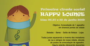 Primeira virada social Happy Lounge
