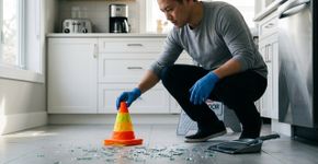 Quebrou vidro e já pegou o aspirador? Resolva com este ingrediente da geladeira