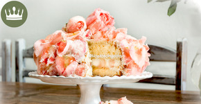 Para celebrar a primavera: bolo de rosas