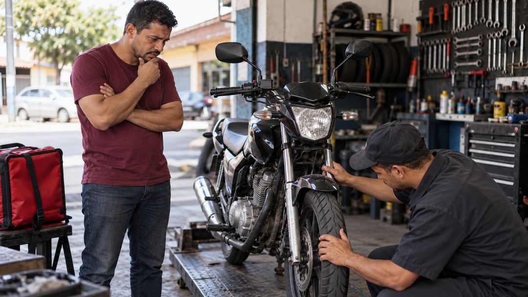Uma avaliação mecânica encontrou sinais de reparos feitos anteriormente.