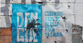 Pôster transforma chuva em armadilha contra a dengue