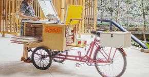 CCSP apresenta “Sericleta”, uma bicicleta que faz serigrafias