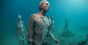 Confira imagens do primeiro museu subaquático do Atlântico
