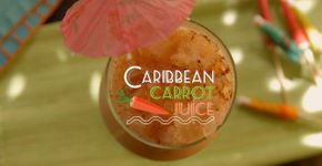 Traga mais sabor para o seu dia com um suco caribenho de cenoura