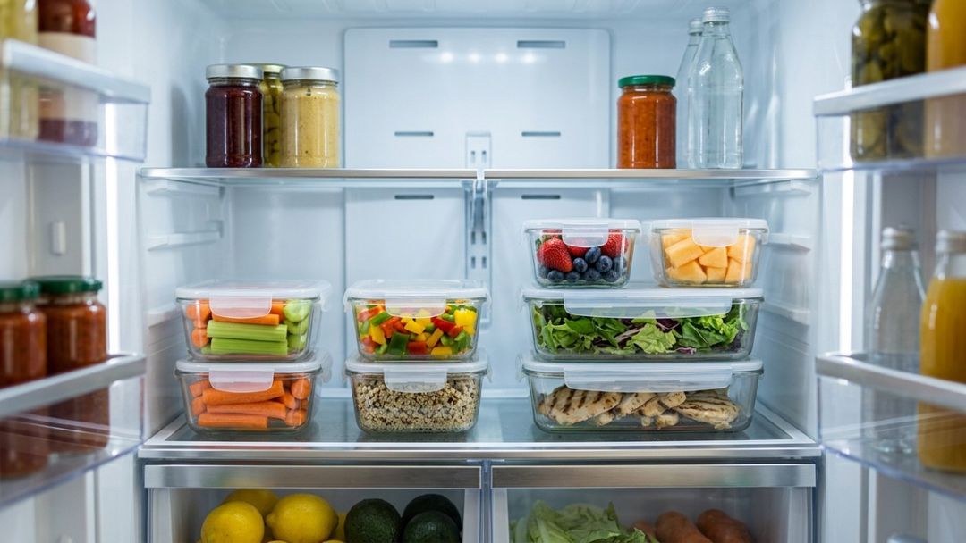 Fracionar grandes volumes de comida em recipientes rasos acelera a dissipação do calor e protege a saúde da família.