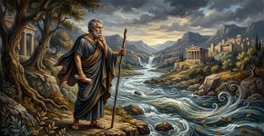 Heráclito, o filósofo que sabia que nada dura pra sempre: “Ninguém toma banho no mesmo rio duas vezes, porque nada no mundo fica parado”