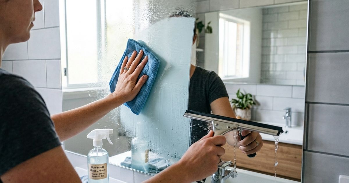Como fazer um limpa-vidros caseiro com vinagre e detergente para deixar os vidros sem manchas