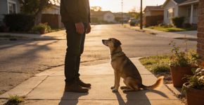O que significa ser seguida por um cão na rua? Um sinal de proteção ou coincidência?