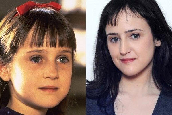 Mara Wilson (Matilda, no filme de mesmo nome; Susan Walker, em 