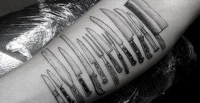 Artista usa criatividade para compor os desenhos de suas tatuagens