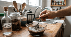 Misturar café usado com vinagre: para que serve e por que é recomendado para a limpeza da cozinha