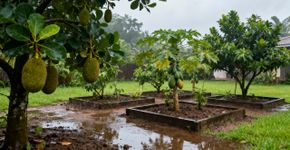 5 plantas frutíferas resistentes à água para jardins domésticos