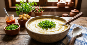 Caldinho de mandioca cremoso: receita fácil para dias frios