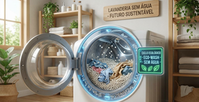 Lavar roupa sem molhar? O segredo das máquinas que usam gás e ar aquecido